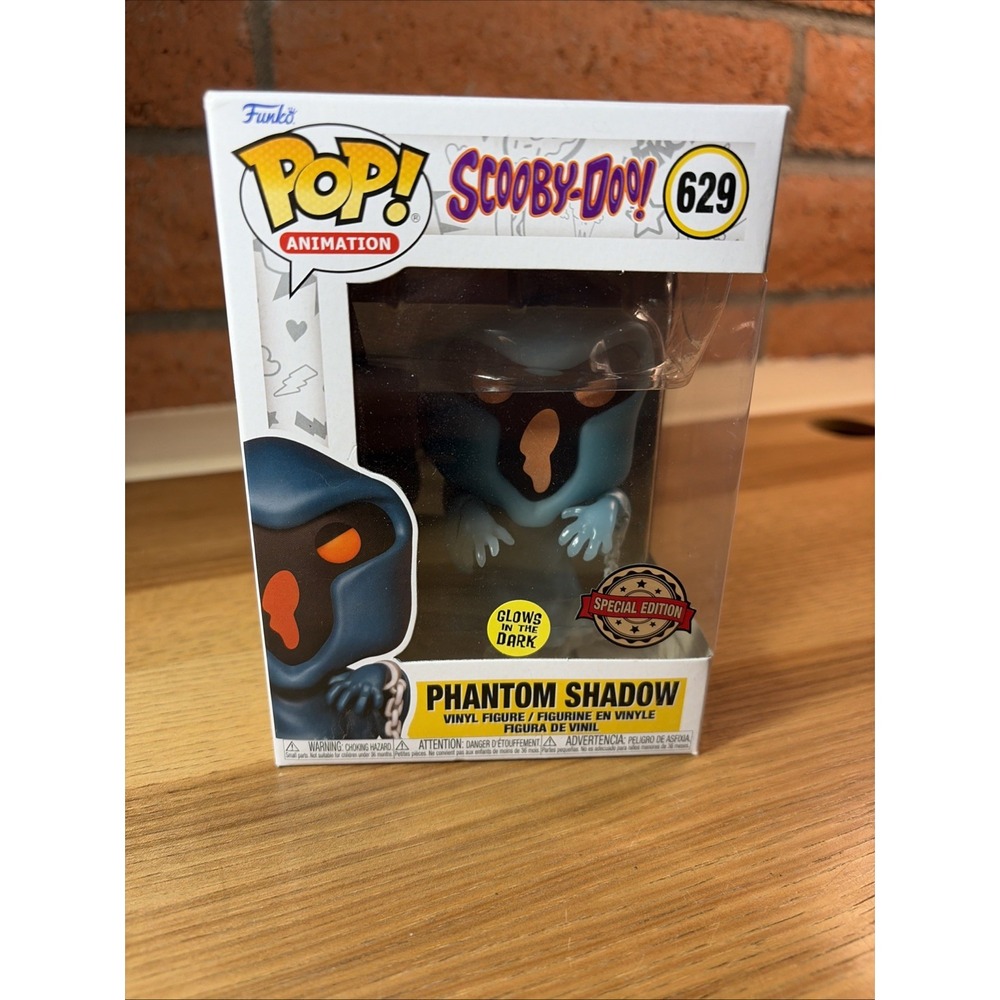 Funko Pop Phantom Shadow W/ Box Protector #629 (glows In The Dark)